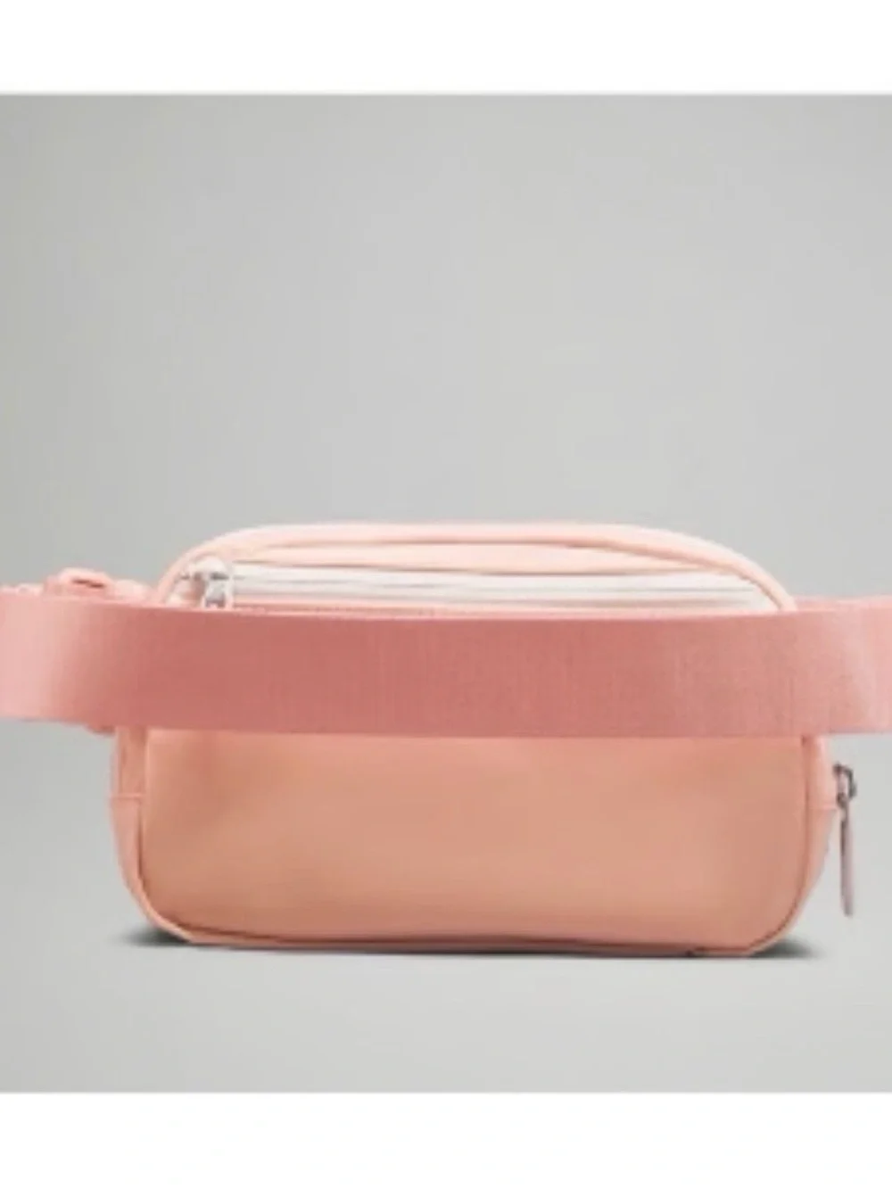 Lululemon Everywhere Belt Bag Melon Sorbet Light Pink White Trim/Zipper 2L